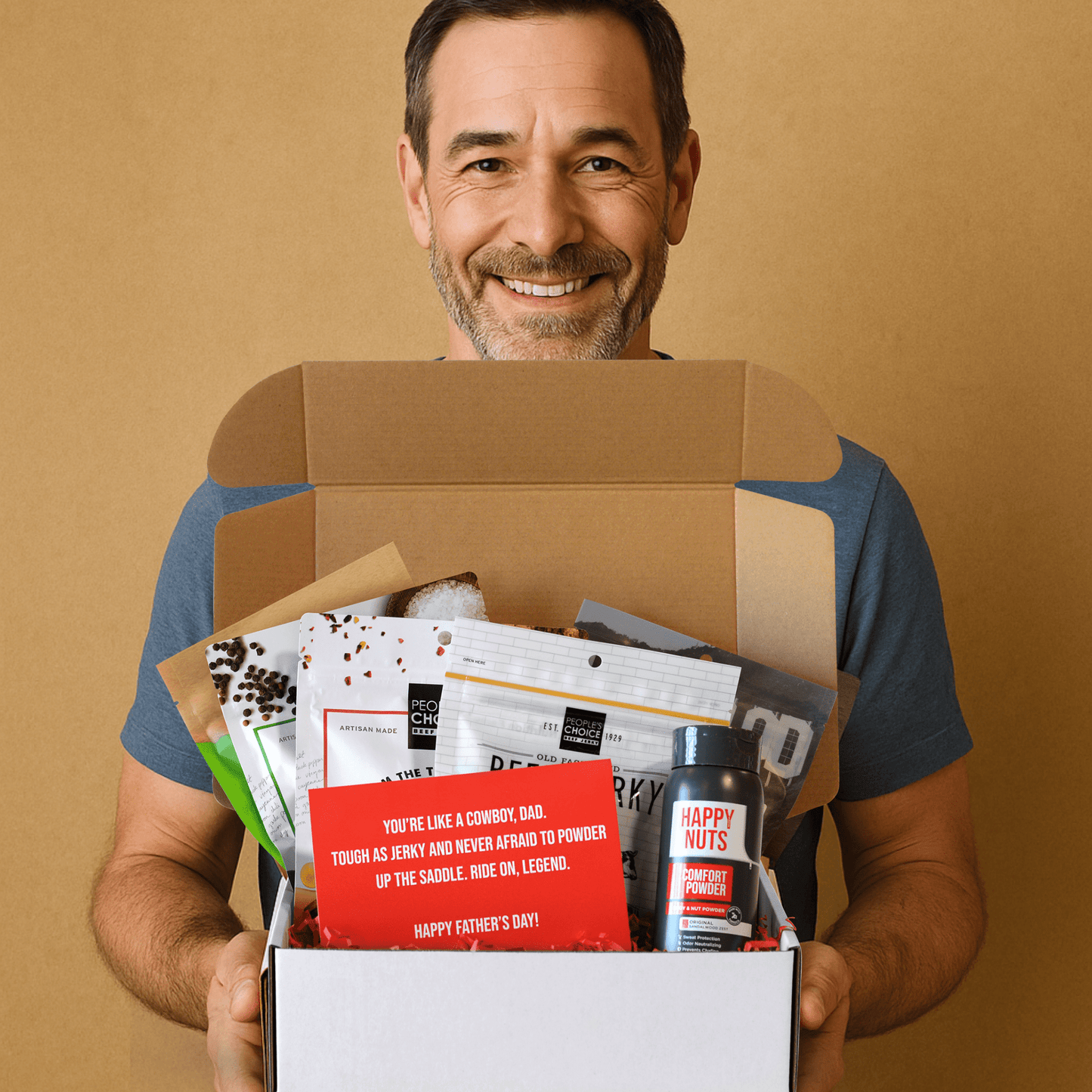 JERKY BOX - PCBJ x Happy Nuts Collab - Father's Day Gift Box